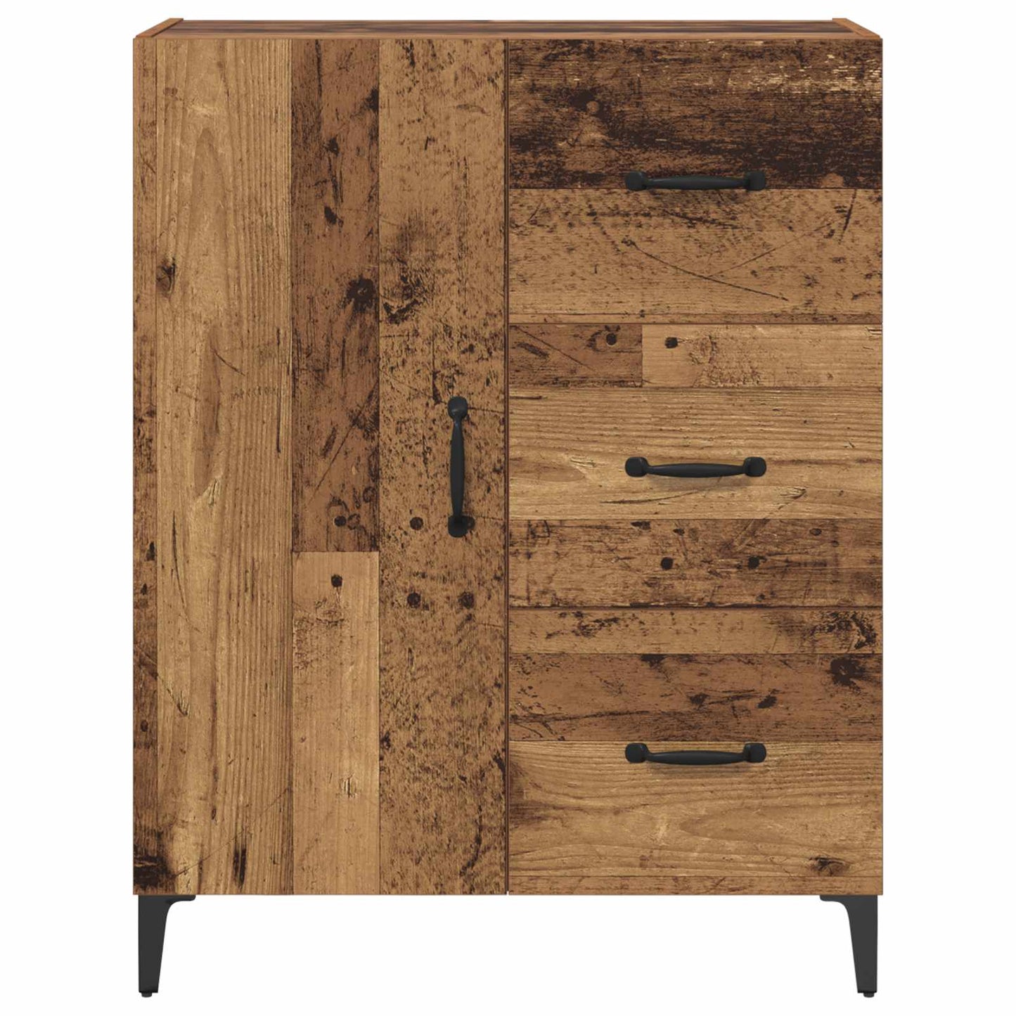 Sideboard Gammelt træ 69,5 x 34 x 90 cm Konstrueret træ