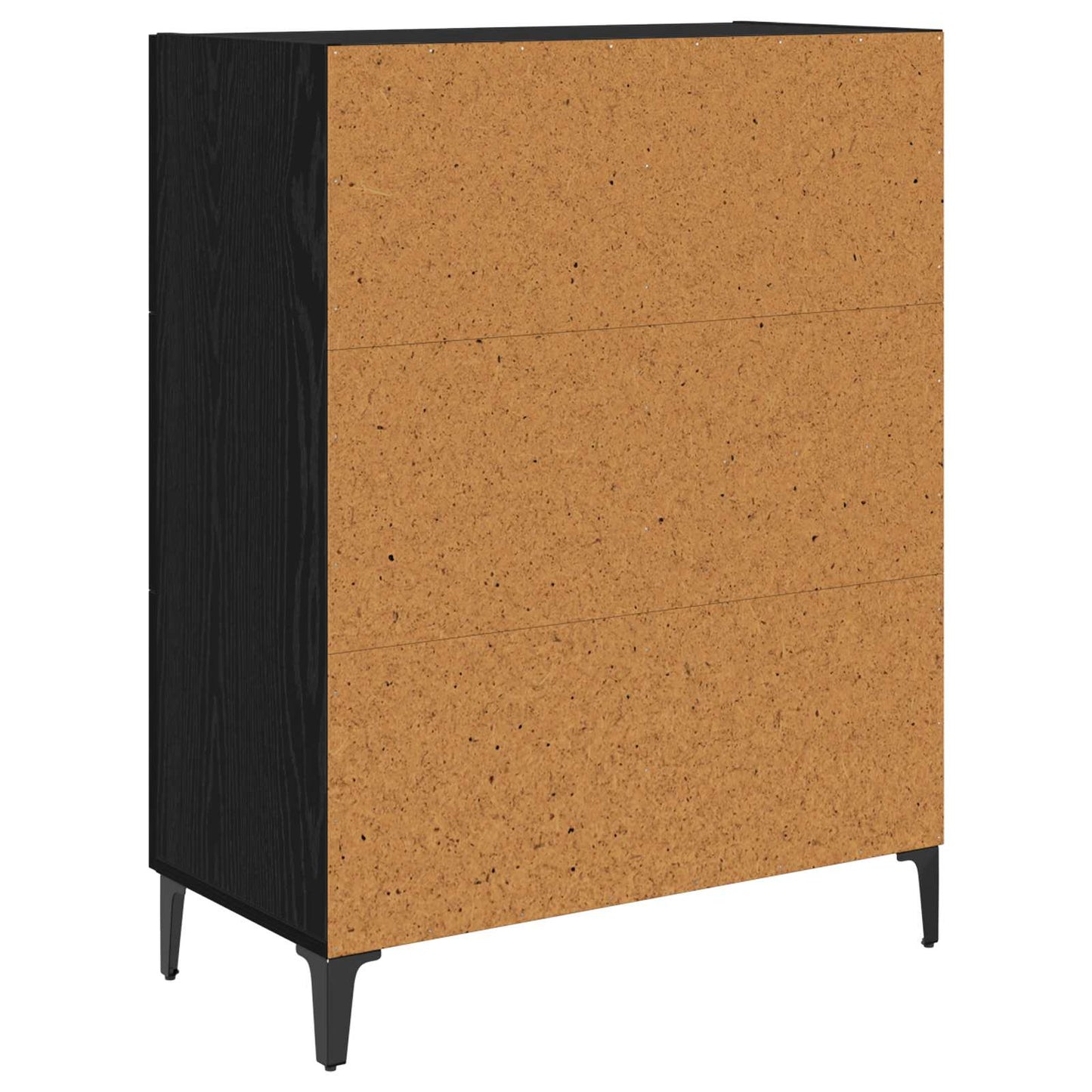 Sideboard Sort eg 69,5 x 34 x 90 cm Konstrueret træ