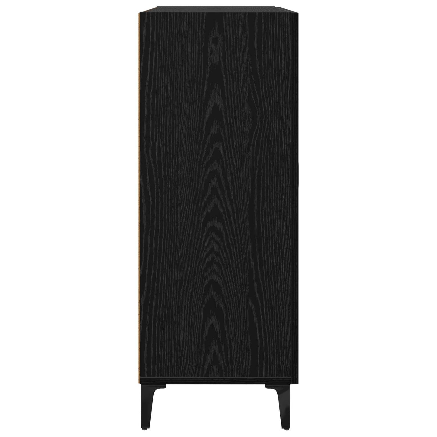 Sideboard Sort eg 69,5 x 34 x 90 cm Konstrueret træ