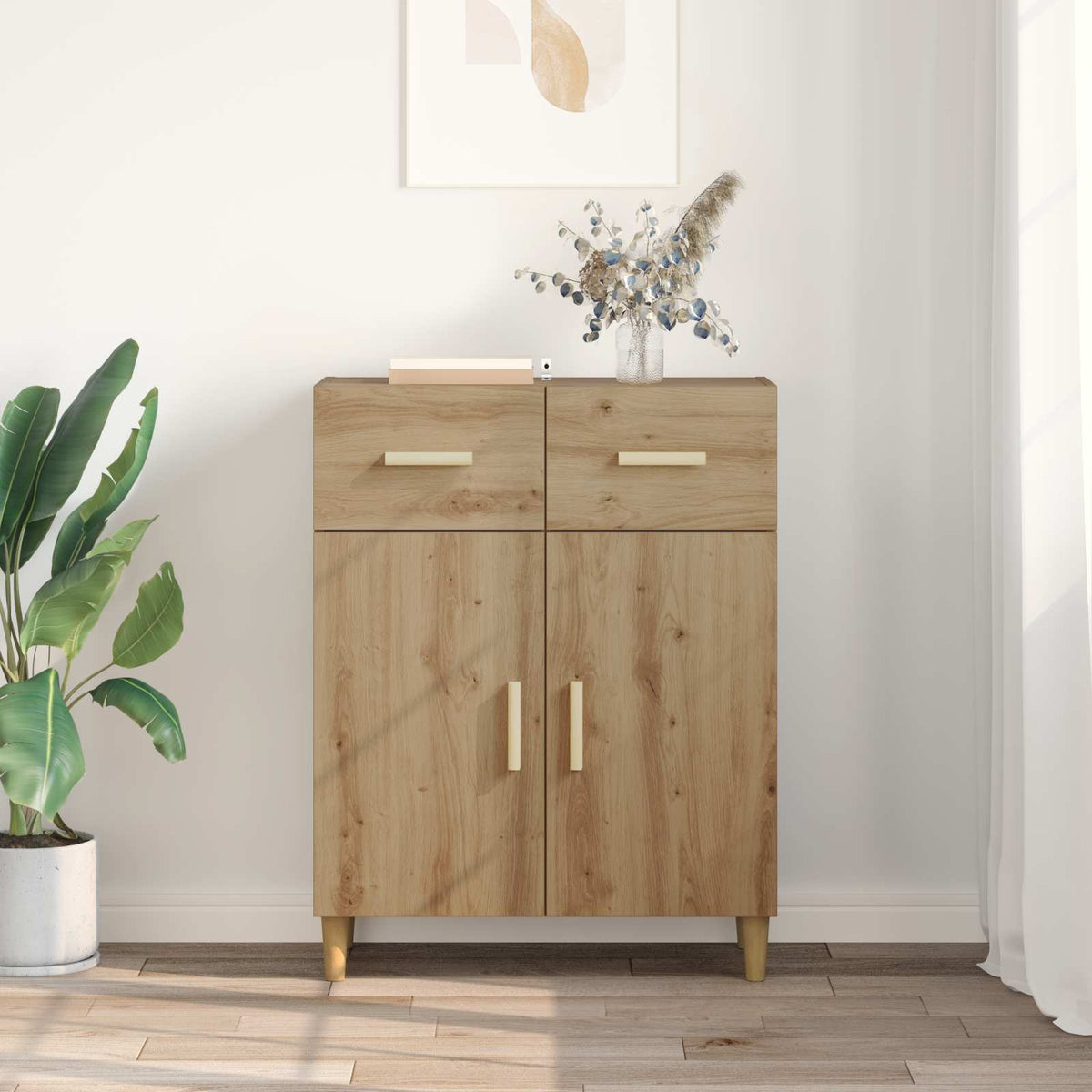 Sideboard artisan eg 34 x 69.5 x 89 cm Konstrueret træ