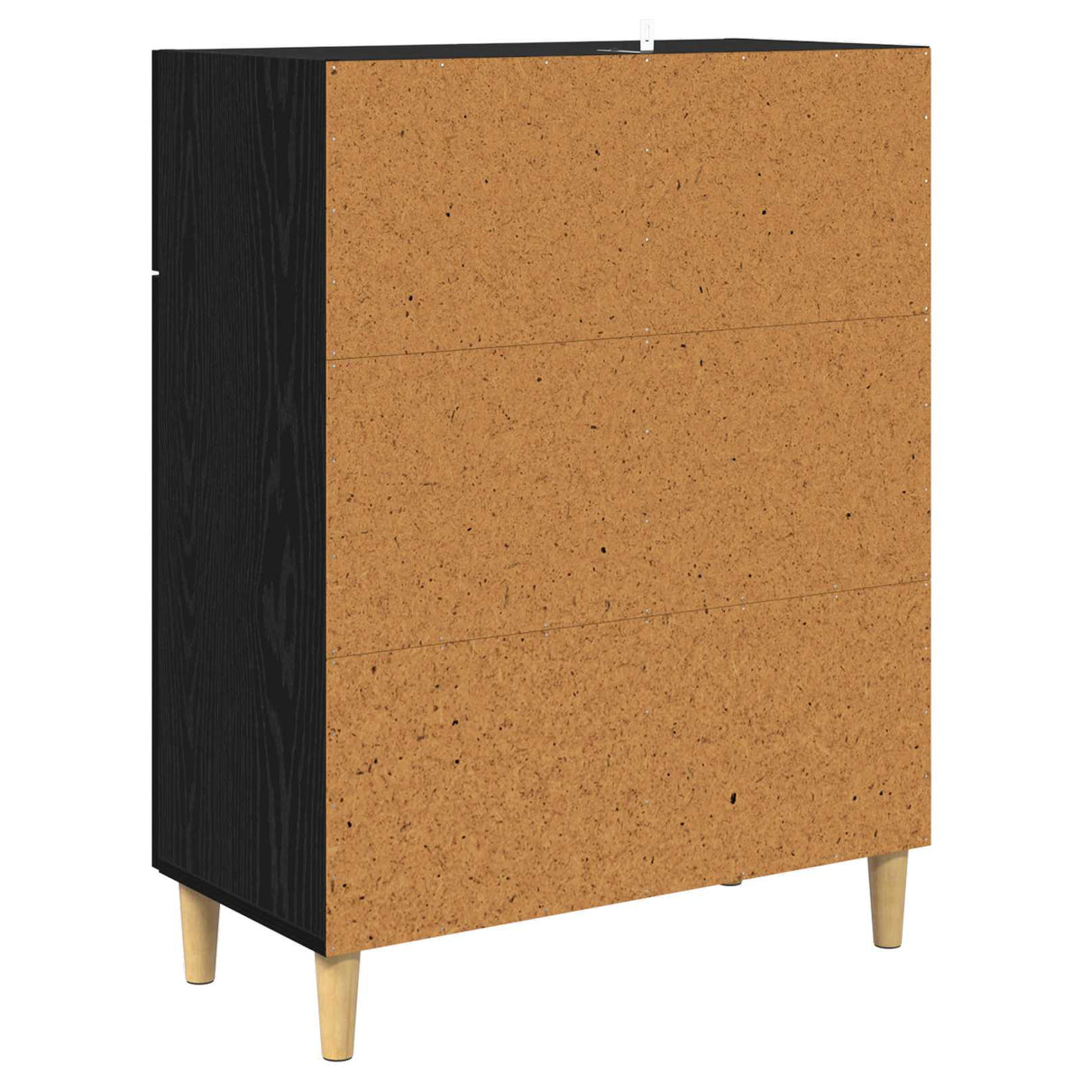 Sideboard Sort eg 34 x 69.5 x 89 cm Konstrueret træ
