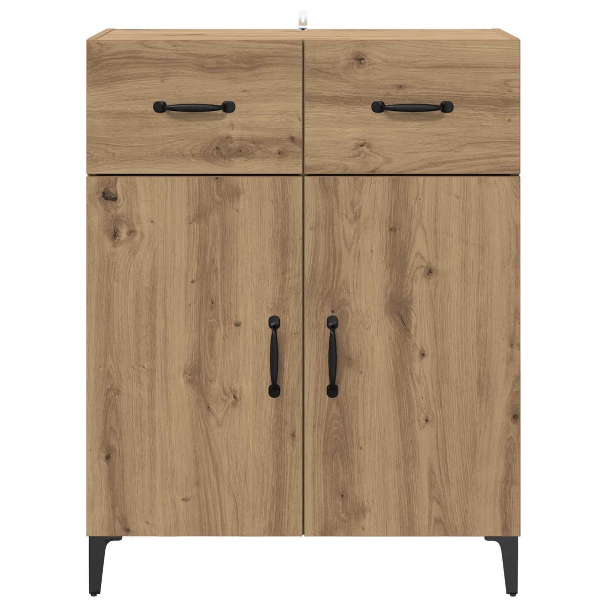 Sideboard Artisan Egetræ 69,5 x 34 x 90 cm Konstrueret træ