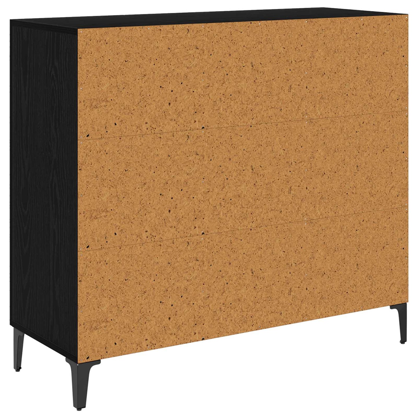 Sideboard Sort eg 34 x 90 x 80 cm Konstrueret træ