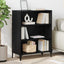 Sideboard Sort eg 69,5 x 32,5 x 90 cm Konstrueret træ