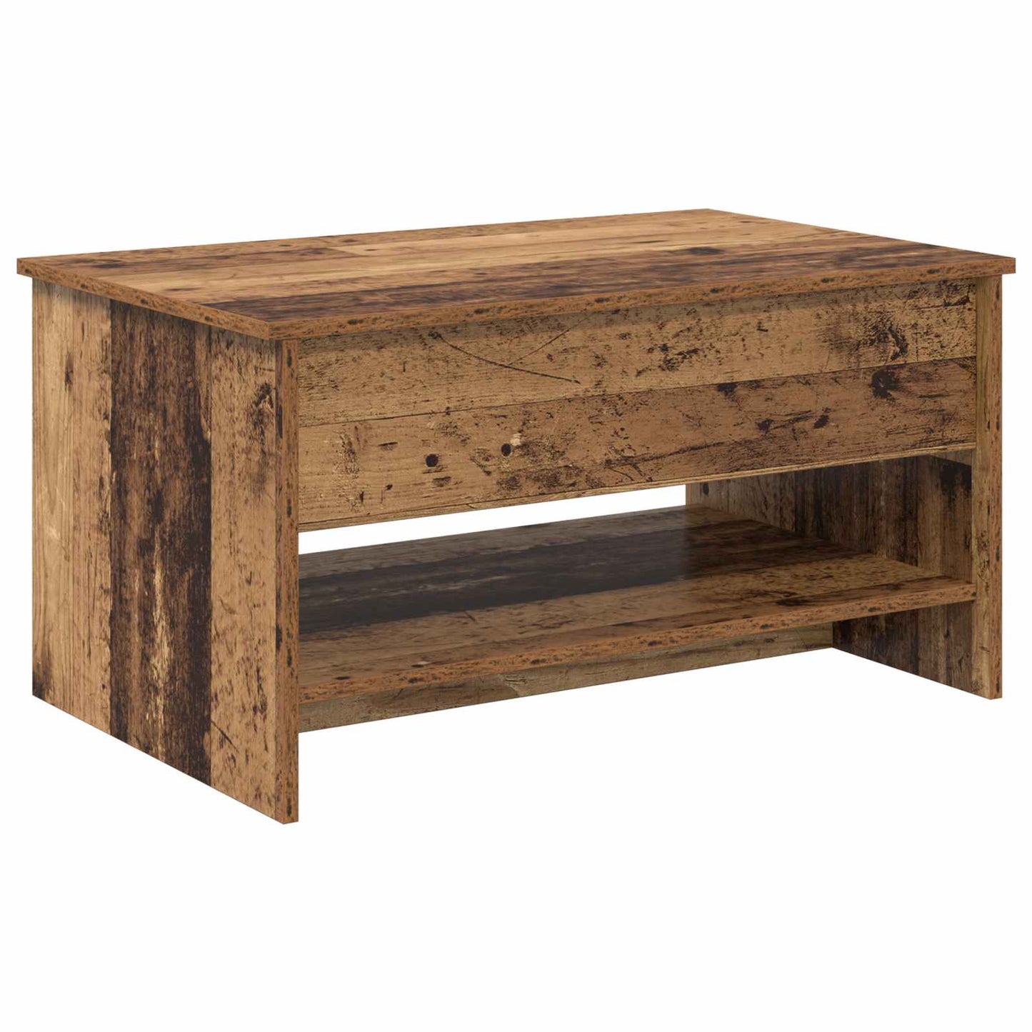 Sofabord Gammelt træ 80 x 50,5 x 41,5 cm Konstrueret træ