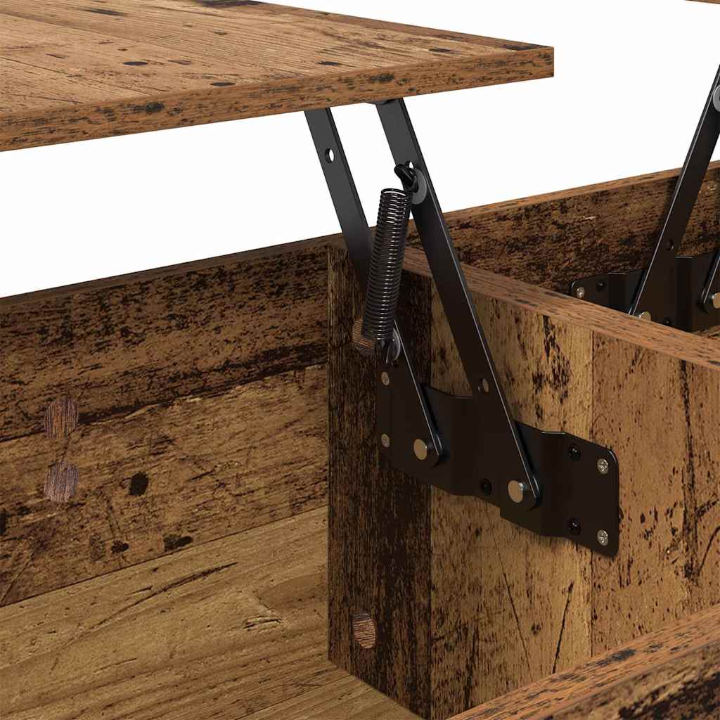 Sofabord Gammelt træ 102 x 50,5 x 46,5 cm Konstrueret træ