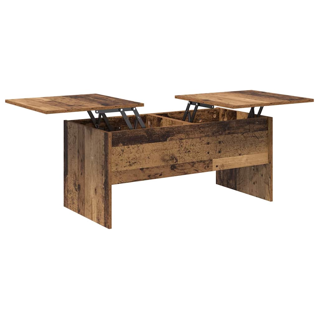 Sofabord Gammelt træ 102 x 50,5 x 46,5 cm Konstrueret træ