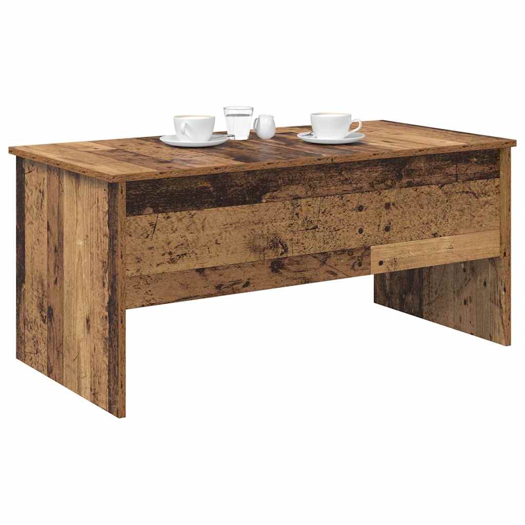 Sofabord Gammelt træ 102 x 50,5 x 46,5 cm Konstrueret træ