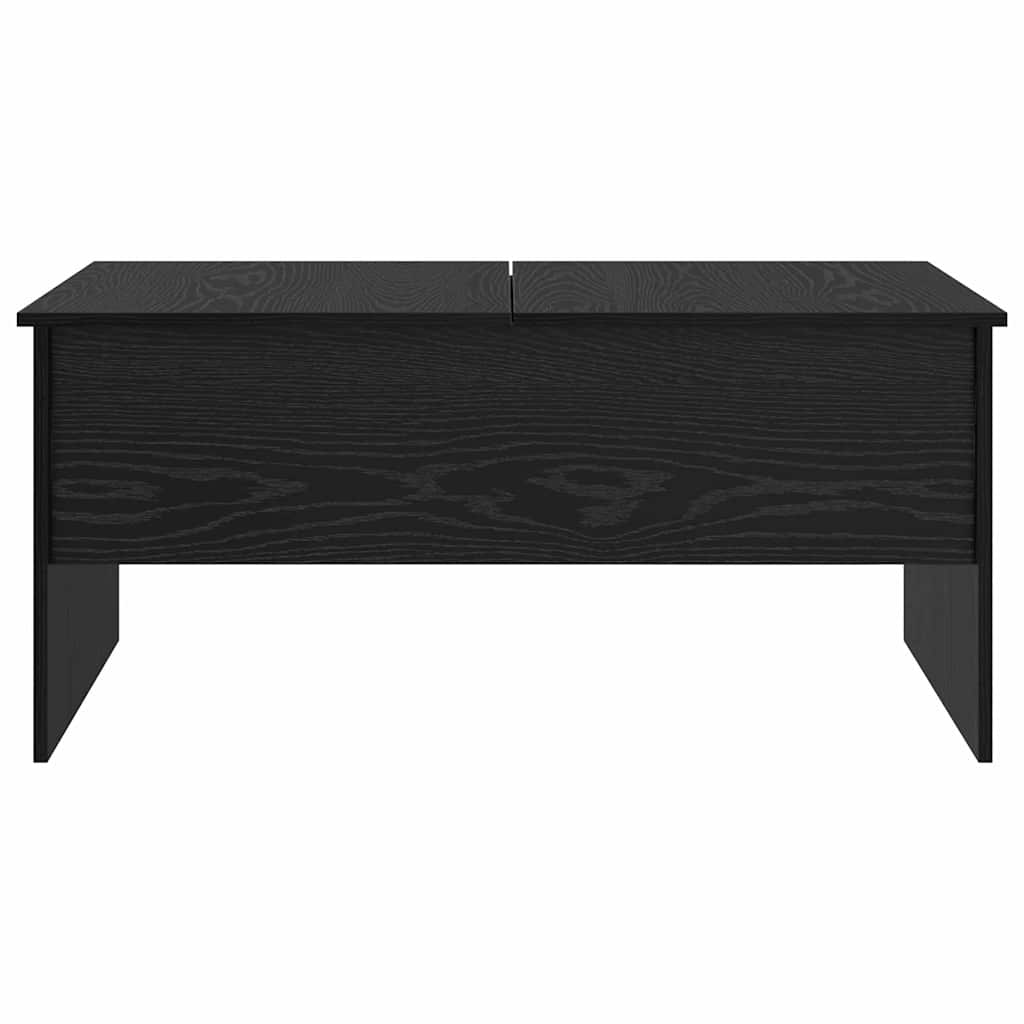 Sofabord Sort eg 102 x 50,5 x 46,5 cm Konstrueret træ