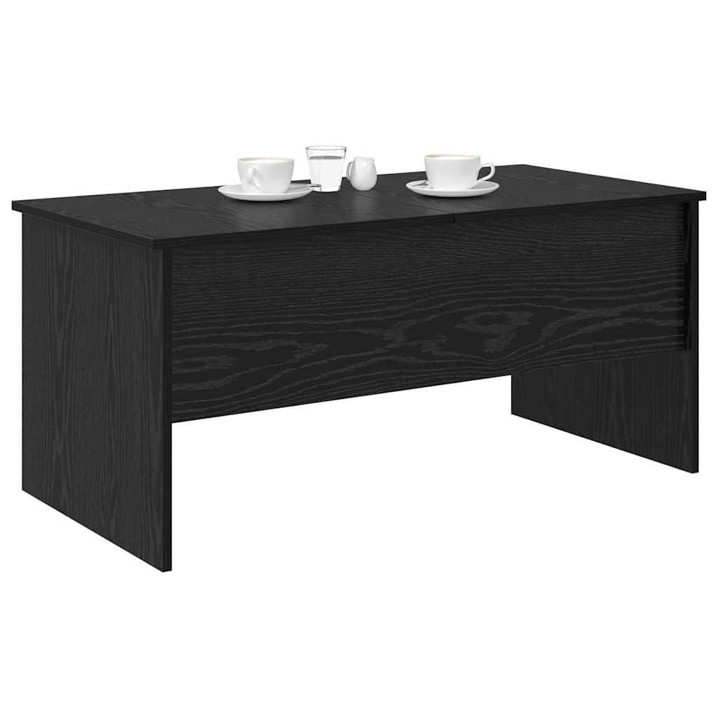Sofabord Sort eg 102 x 50,5 x 46,5 cm Konstrueret træ