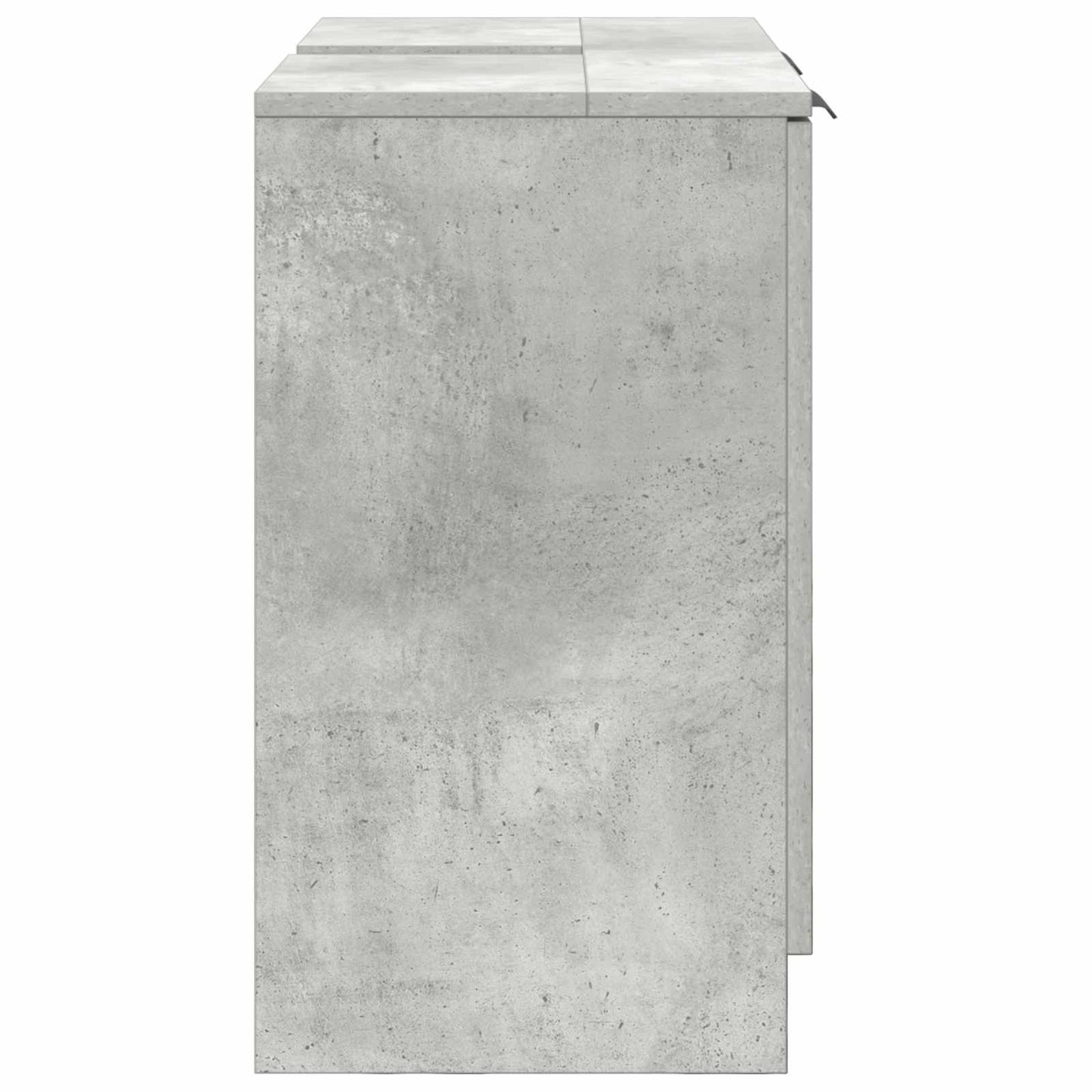 Badeværelsesskab Beton Grå 64,5 x 33,5 x 59 cm Konstrueret træ