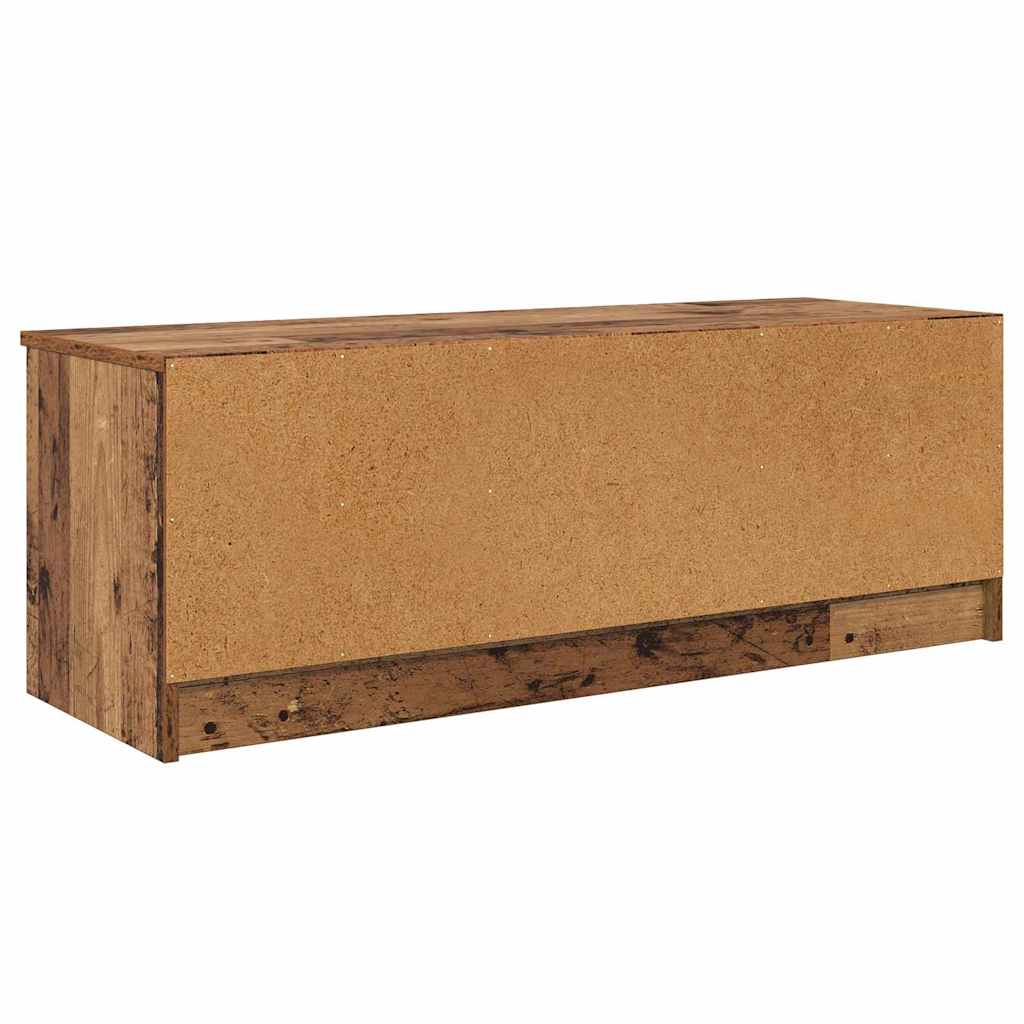 TV-skab 102 x 35 x 36,5 cm Gammelt træ Konstrueret træ
