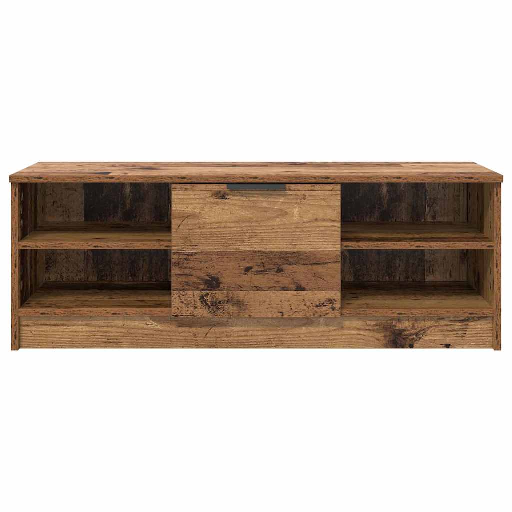 TV-skab 102 x 35 x 36,5 cm Gammelt træ Konstrueret træ