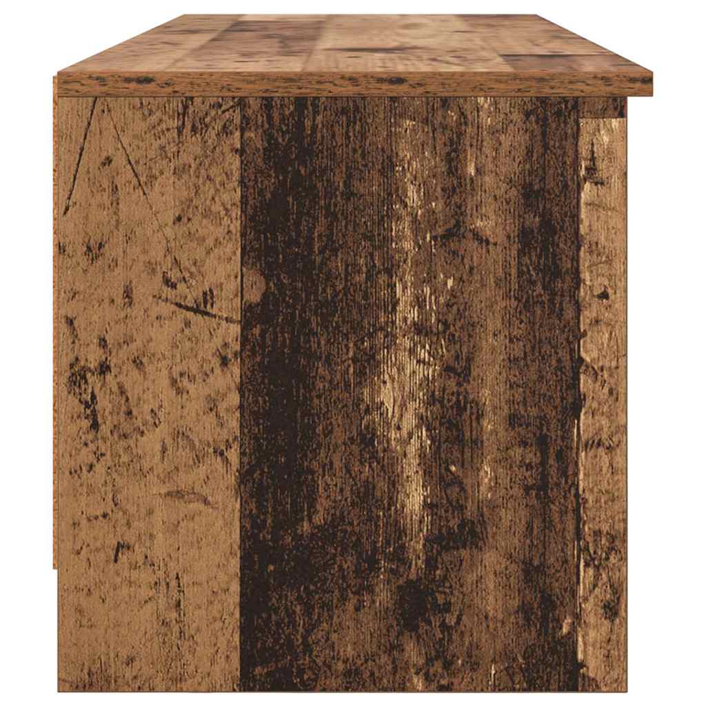 TV-skab 102 x 35 x 36,5 cm Gammelt træ Konstrueret træ