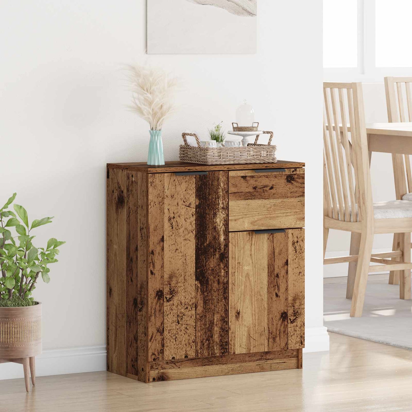 Sideboard Gammelt træ 60 x 30 x 70 cm Konstrueret træ