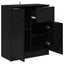 Sideboard Sort eg 60 x 30 x 70 cm Konstrueret træ