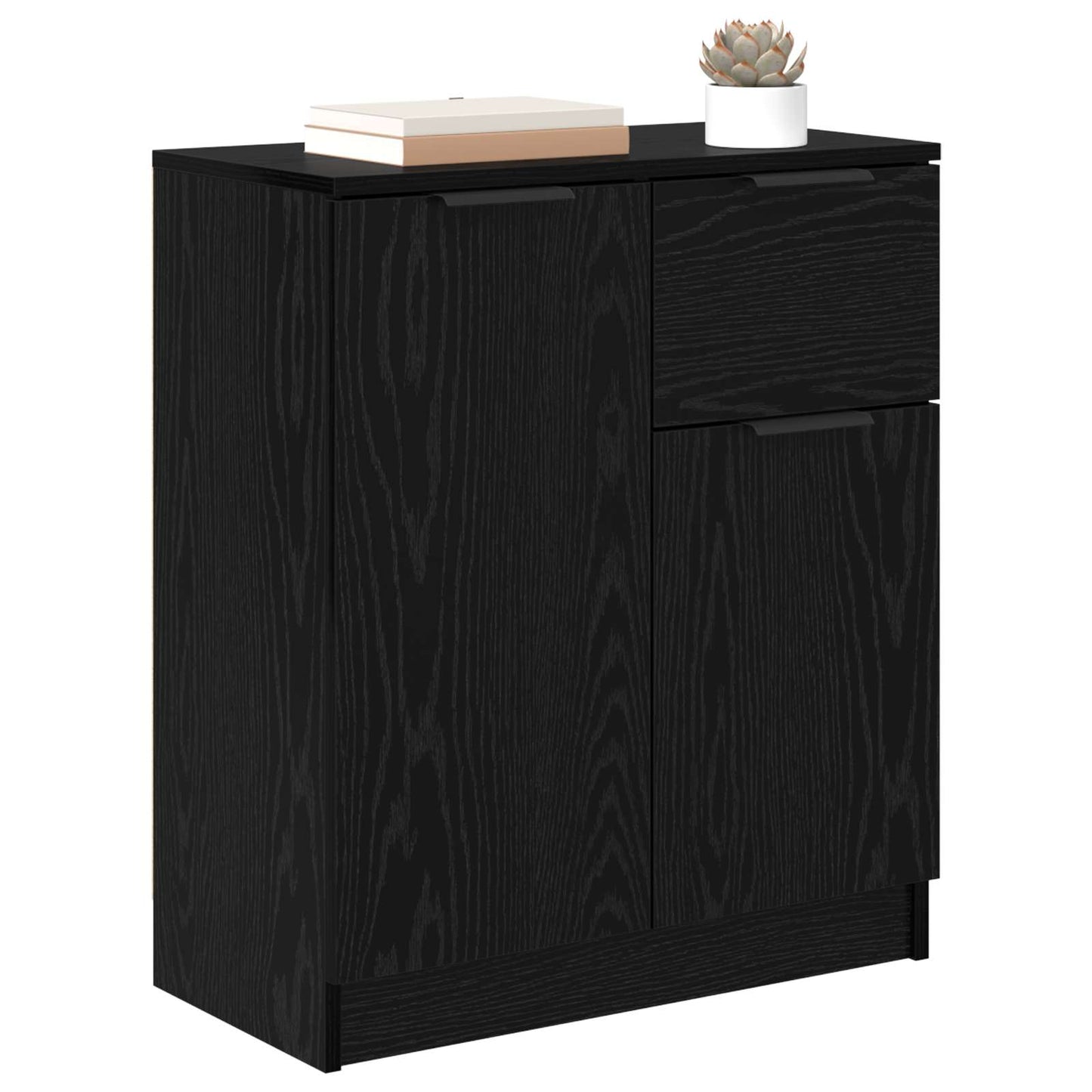 Sideboard Sort eg 60 x 30 x 70 cm Konstrueret træ