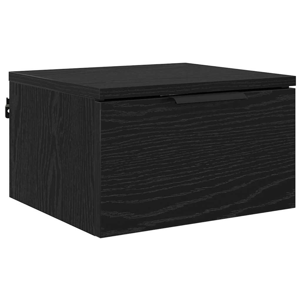 Natskab 2 stk. Sort eg 34 x 30 x 20 cm Konstrueret træ