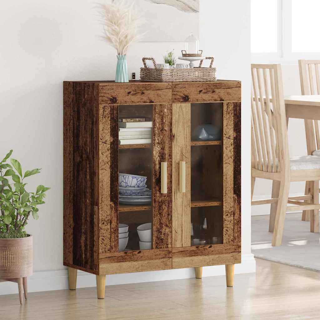 Sideboard Gammelt træ 69,5 x 34 x 90 cm Konstrueret træ
