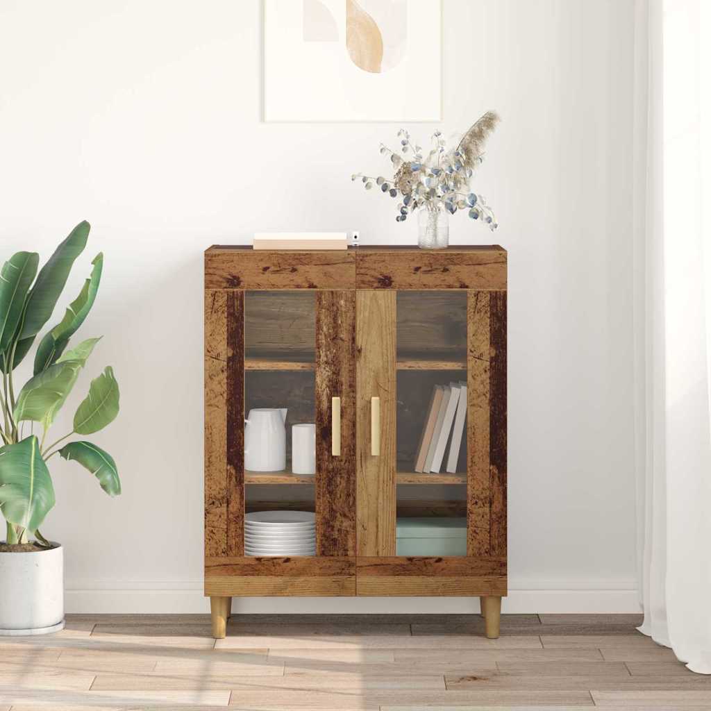 Sideboard Gammelt træ 69,5 x 34 x 90 cm Konstrueret træ