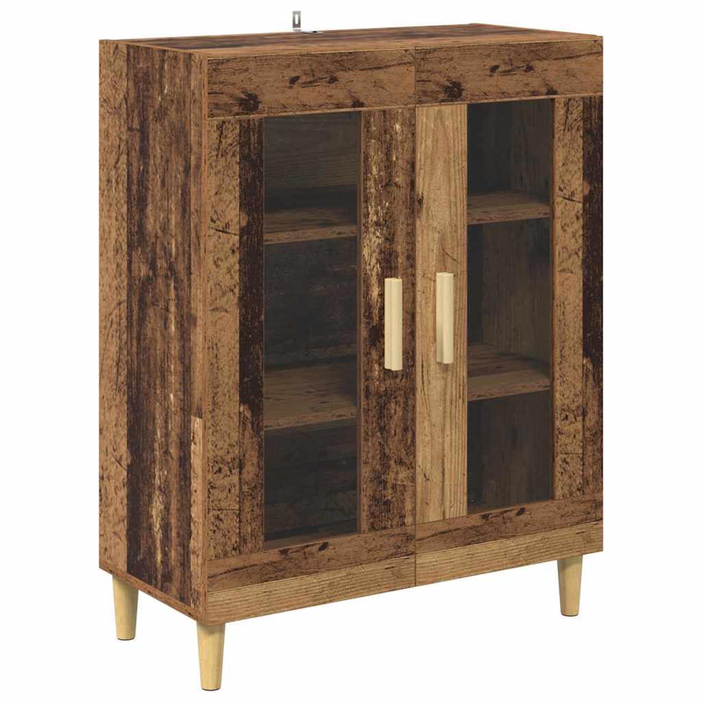 Sideboard Gammelt træ 69,5 x 34 x 90 cm Konstrueret træ