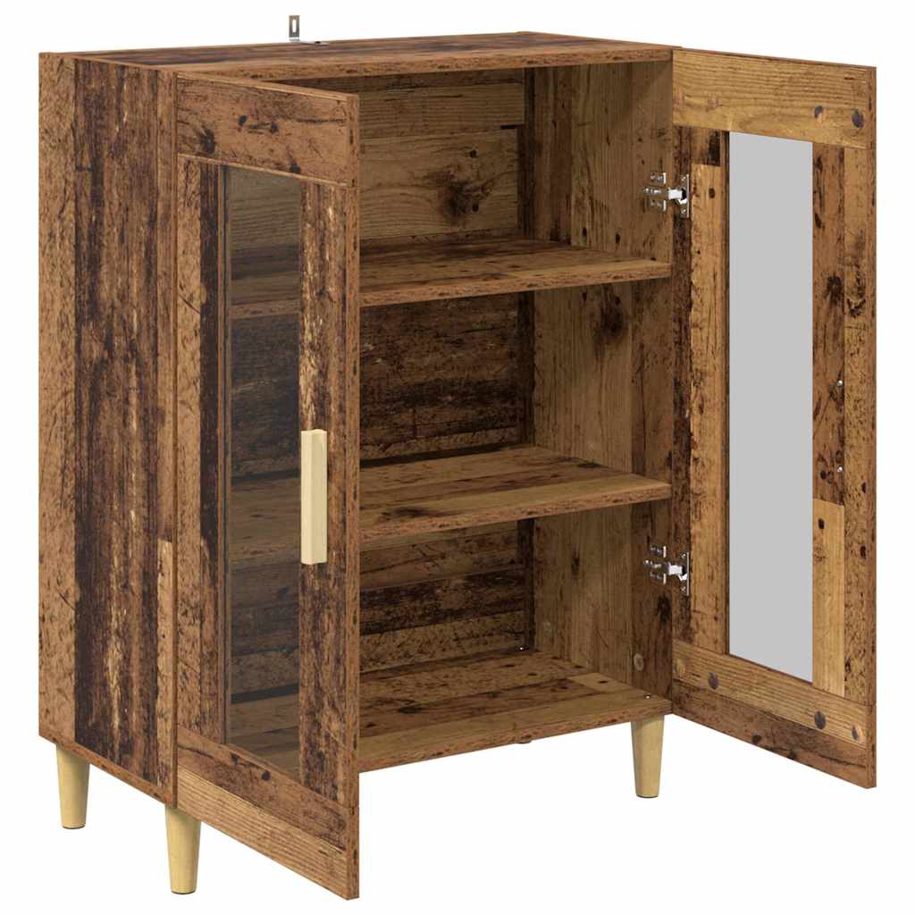 Sideboard Gammelt træ 69,5 x 34 x 90 cm Konstrueret træ