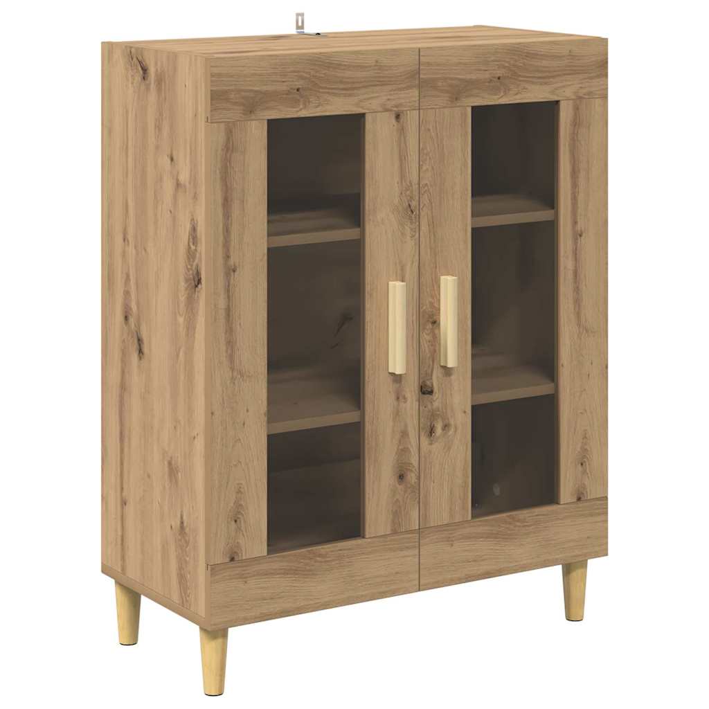 Sideboard Artisan Egetræ 69,5 x 34 x 90 cm Konstrueret træ
