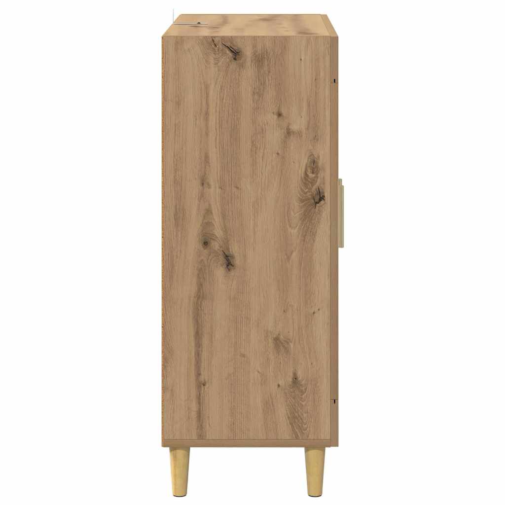 Sideboard Artisan Egetræ 69,5 x 34 x 90 cm Konstrueret træ