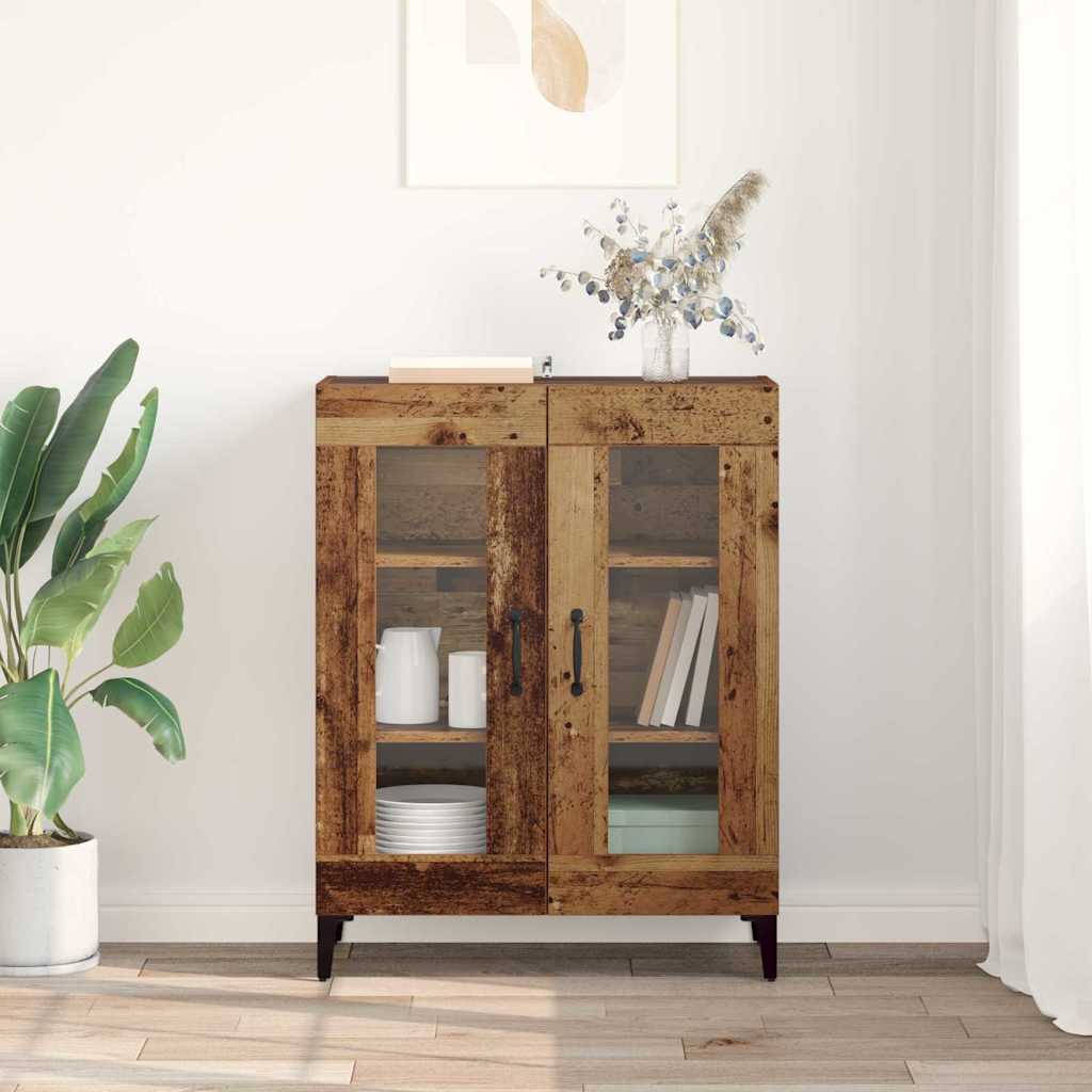 Sideboard Gammelt træ 69,5 x 34 x 90 cm Ingeniørt træ og jern
