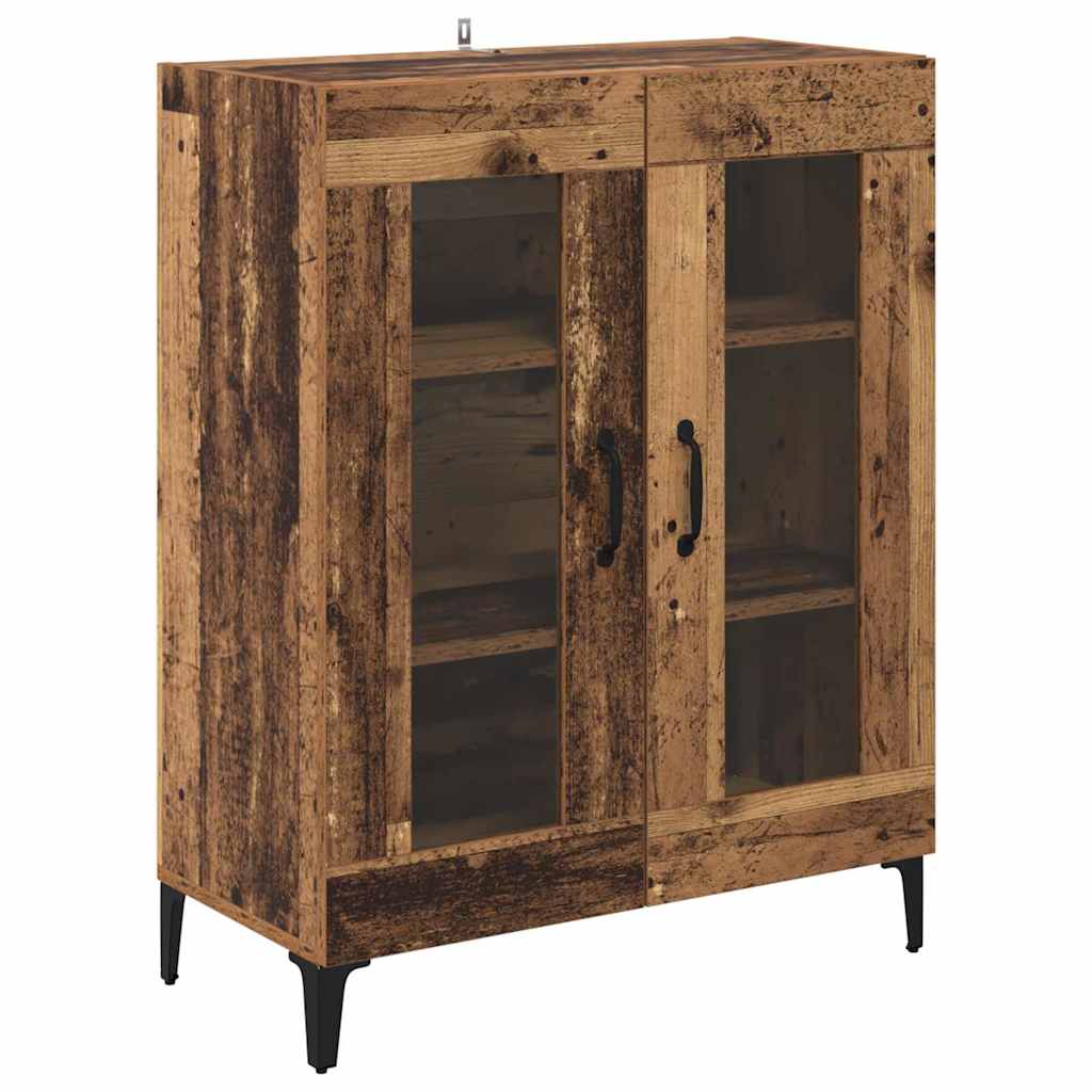 Sideboard Gammelt træ 69,5 x 34 x 90 cm Ingeniørt træ og jern