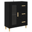 Sideboard Sort eg 69,5 x 34 x 90 cm Konstrueret træ