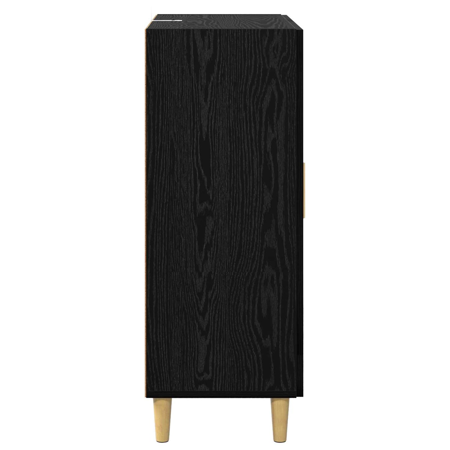 Sideboard Sort eg 69,5 x 34 x 90 cm Konstrueret træ