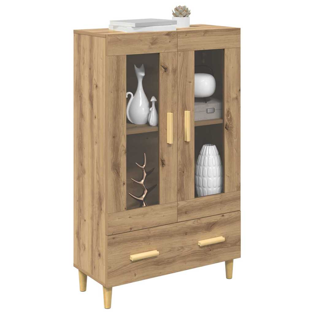 Highboard Artisan Egetræ 70 x 31 x 115 cm Konstrueret træ