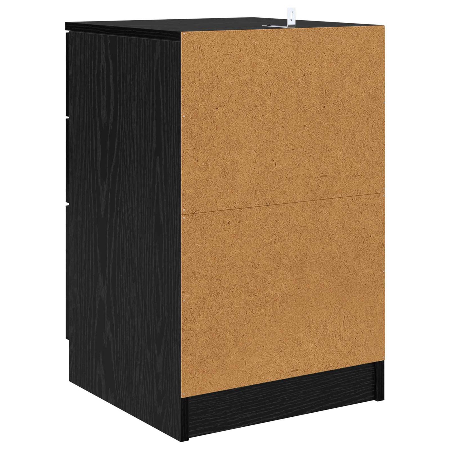 Natskab Sort eg 40 x 40 x 63 cm Konstrueret træ