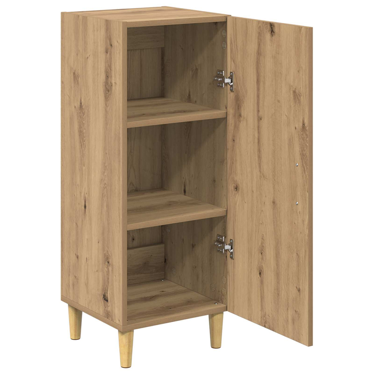 Sideboard Artisan Egetræ 34,5 x 34 x 90 cm Konstrueret træ