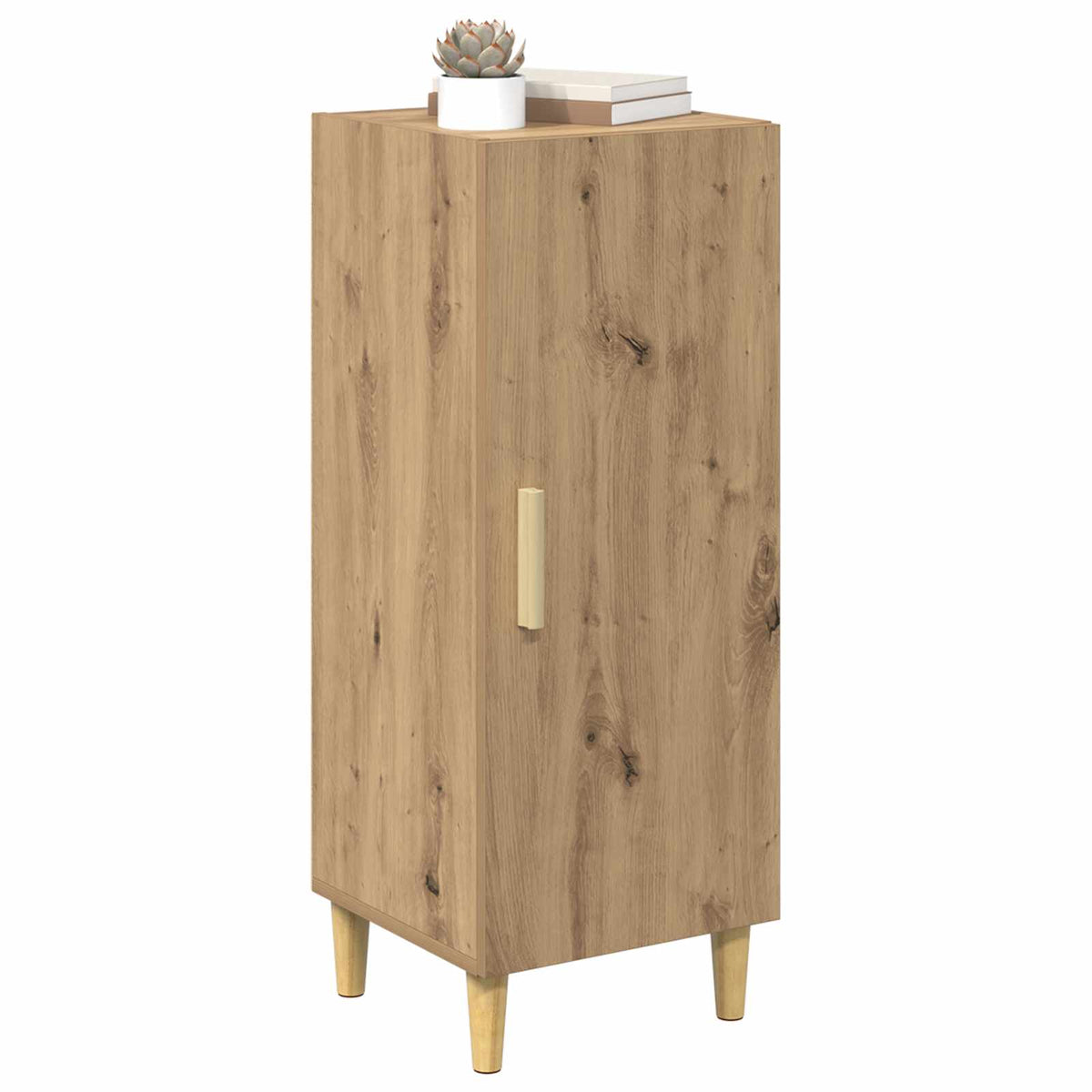 Sideboard Artisan Egetræ 34,5 x 34 x 90 cm Konstrueret træ