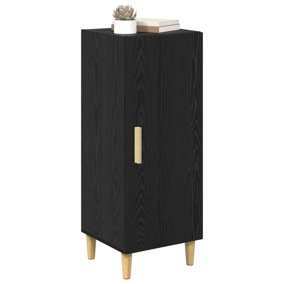 Sideboard Sort eg 34,5 x 34 x 90 cm Konstrueret træ