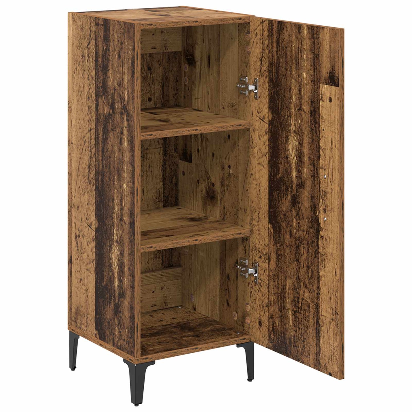 Sideboard Gammelt træ 34,5 x 34 x 90 cm Konstrueret træ