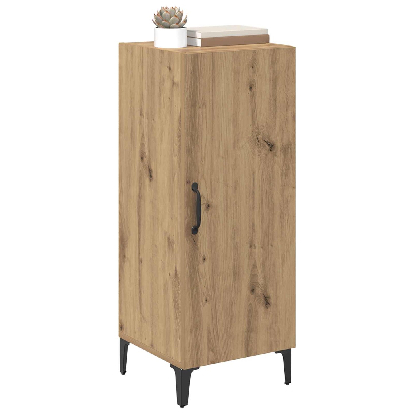 Sideboard Artisan Egetræ 34,5 x 34 x 90 cm Konstrueret træ