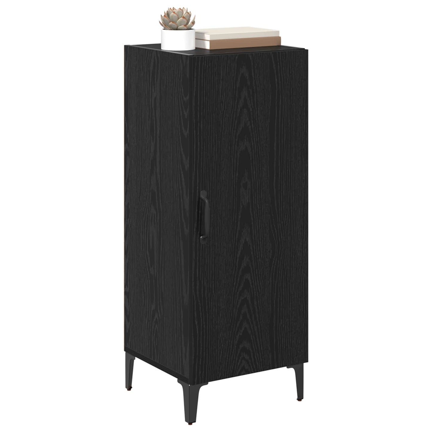 Sideboard Sort eg 34,5 x 34 x 90 cm Konstrueret træ