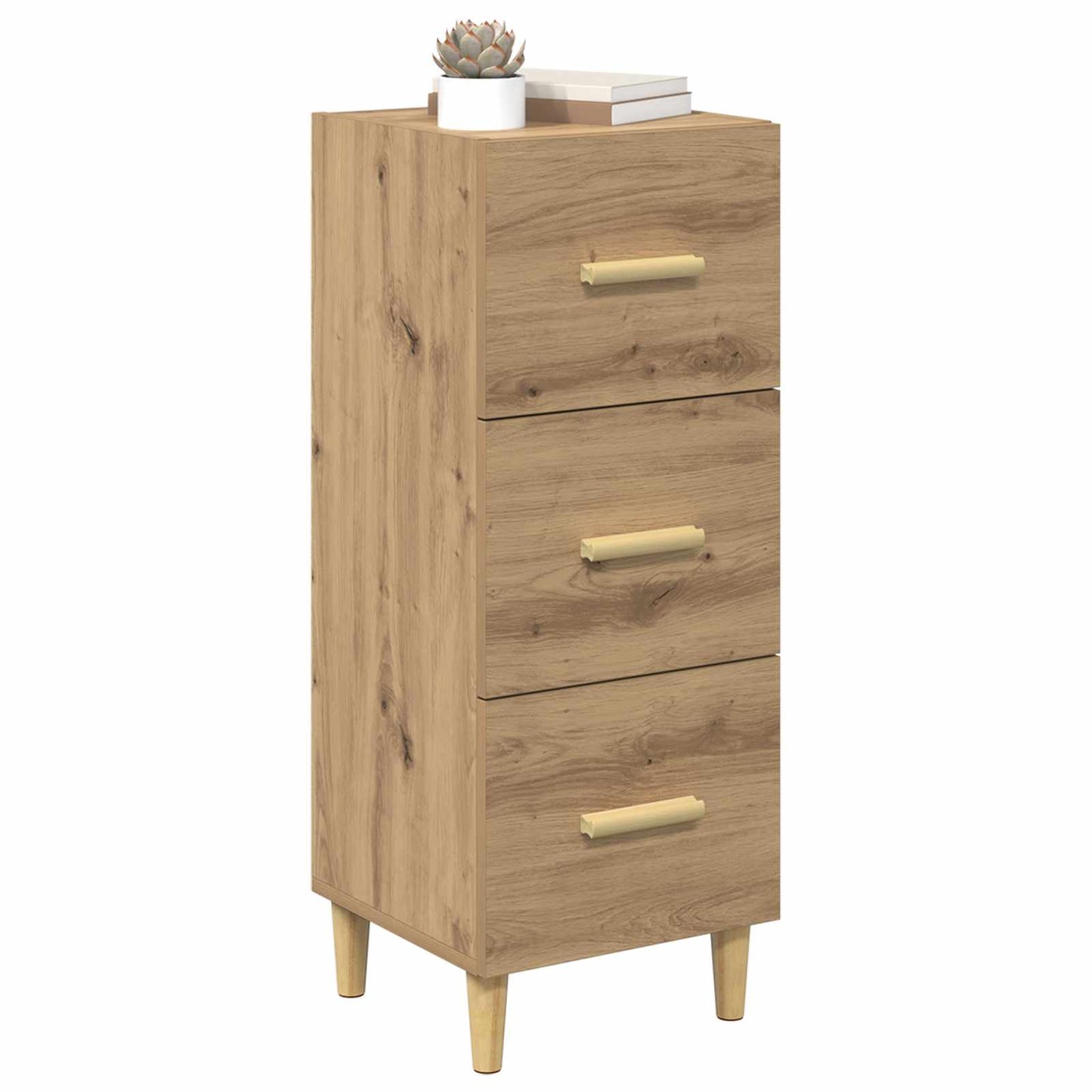 Sideboard artisan eg 34.5 x 34 x 90 cm Konstrueret træ