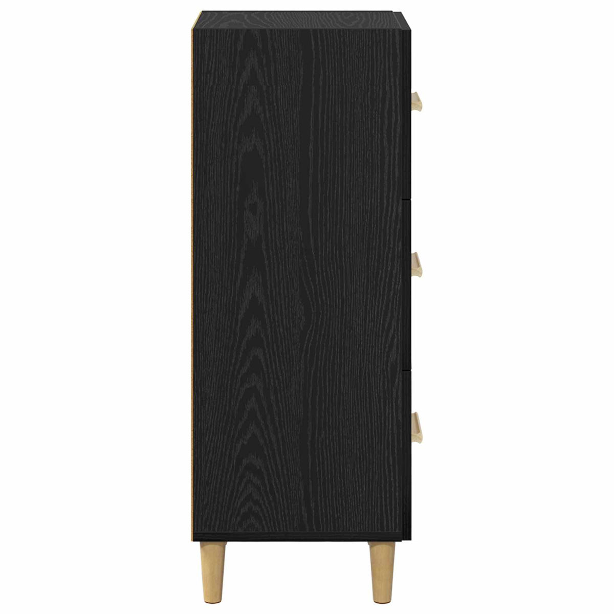 Sideboard Sort eg 34.5 x 34 x 90 cm Konstrueret træ