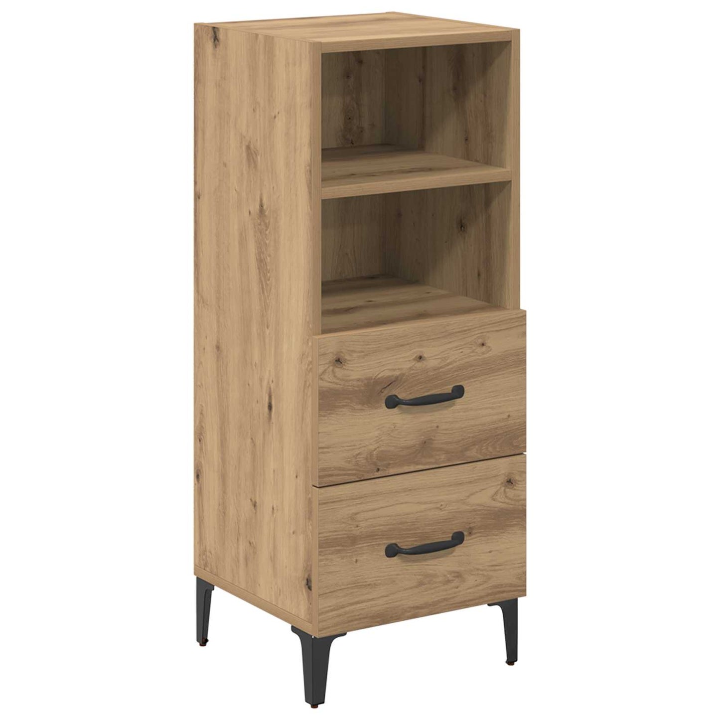Sideboard artisan eg 34 x 34,5 x 90 cm Konstrueret træ