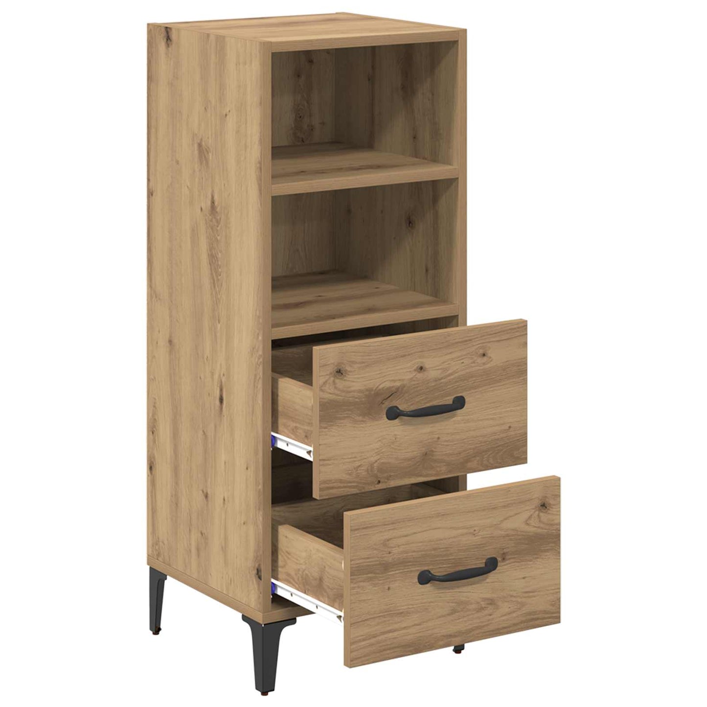 Sideboard artisan eg 34 x 34,5 x 90 cm Konstrueret træ
