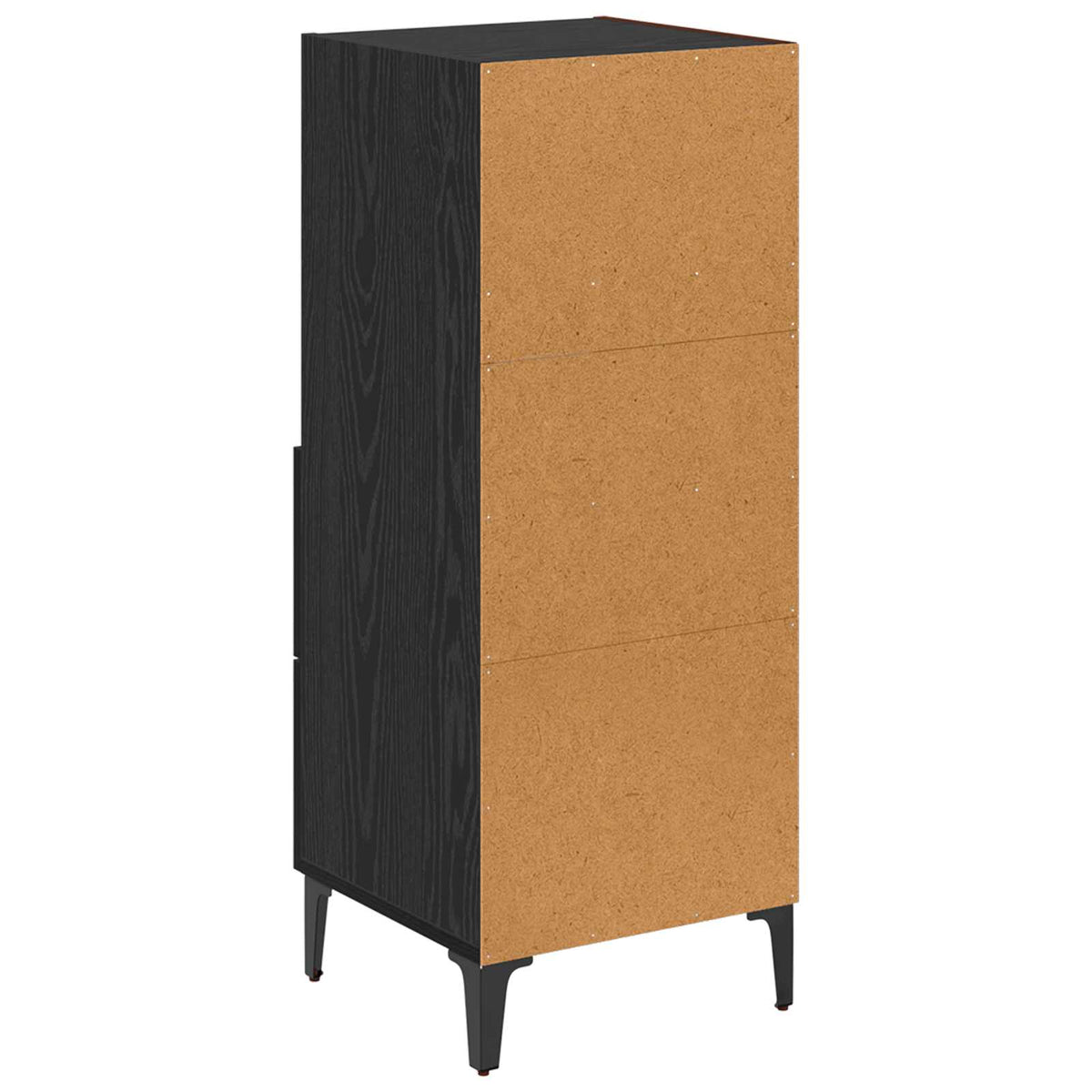 Sideboard Sort eg 34 x 34,5 x 90 cm Konstrueret træ
