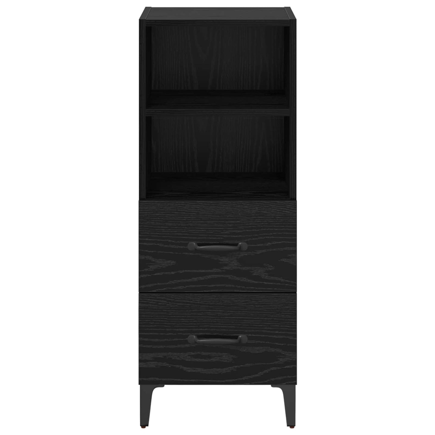 Sideboard Sort eg 34 x 34,5 x 90 cm Konstrueret træ