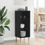 Sideboard Sort eg 34,5 x 32,5 x 90 cm Konstrueret træ