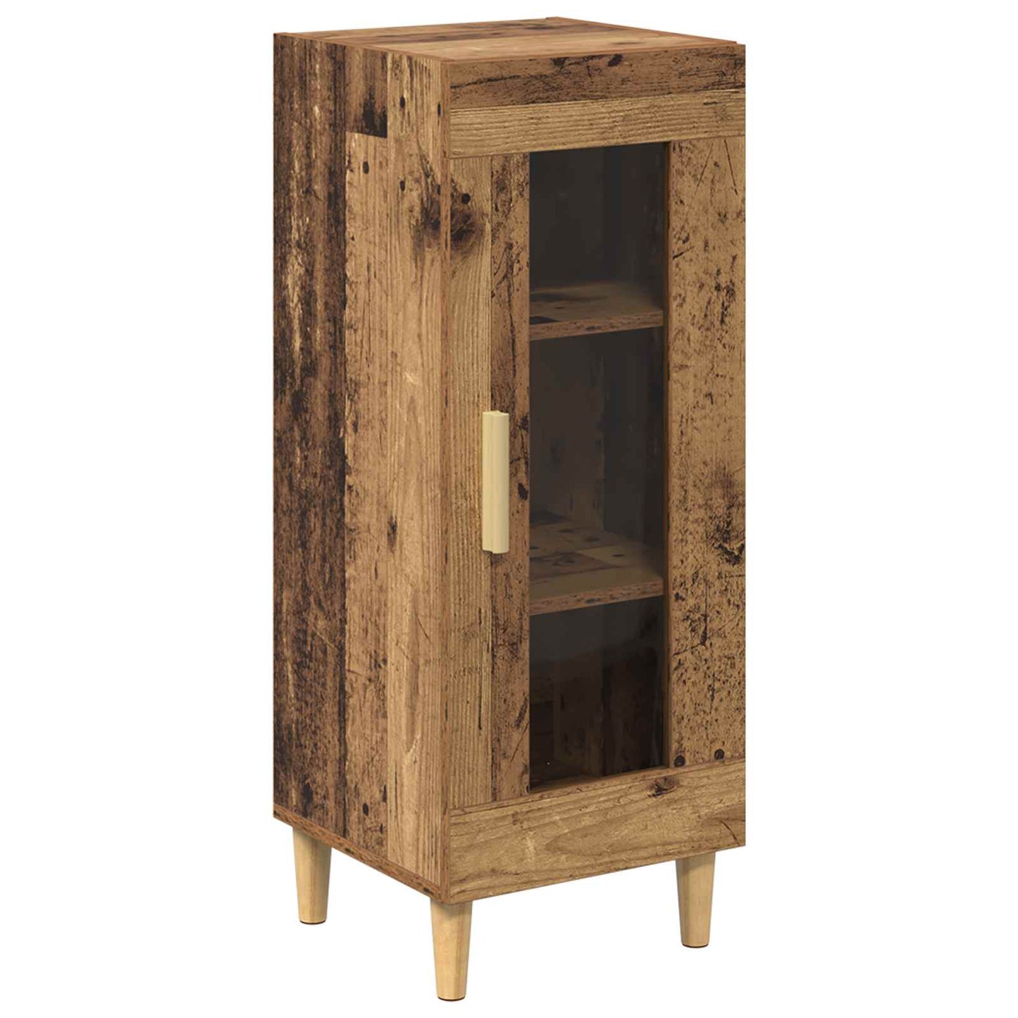Sideboard Gammelt træ 34,5 x 32,5 x 90 cm Konstrueret træ