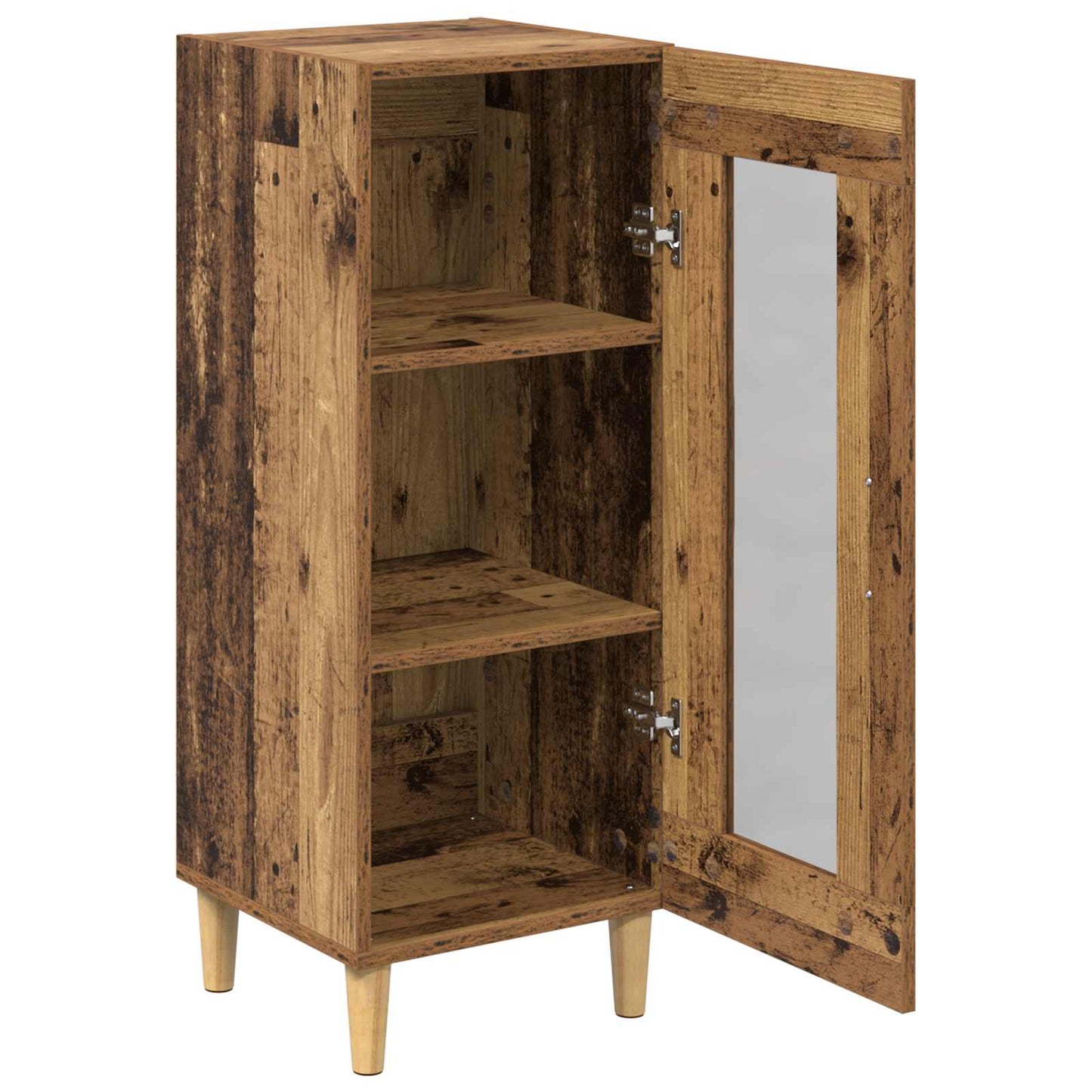 Sideboard Gammelt træ 34,5 x 32,5 x 90 cm Konstrueret træ