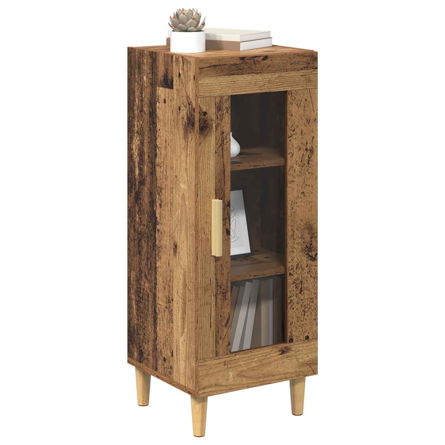 Sideboard Gammelt træ 34,5 x 32,5 x 90 cm Konstrueret træ